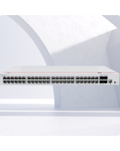 S220-48P4S (48*10/100/1000BASE-Tports(380W PoE+), 4*1GE SFP ports, built-in ACpower)