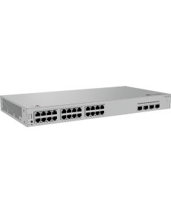 S220S-24P4J (24*10/100/1000BASE-T ports (400 W PoE+), 4*2.5GE SFP ports, built-in AC power).
